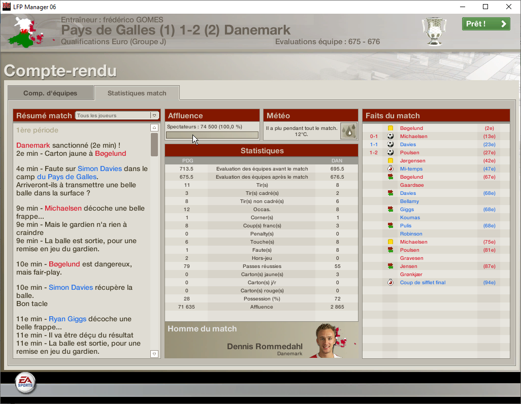 Pays de Galles - Danemark stats.png